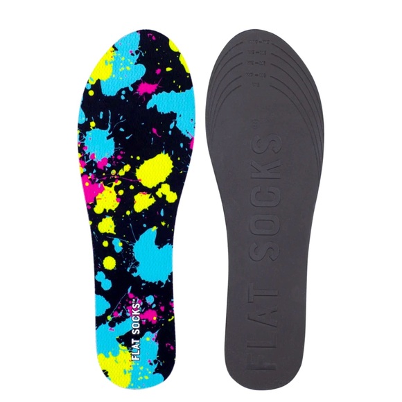 Women’s Flat Socks Splatter - Picture 1 of 4